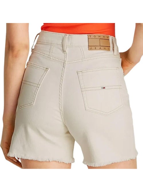 Calções Mom Tommy Hilfiger para Mulher em Cru - Kiabi Calções Mom Tommy Hilfiger para Mulher em Cru - Kiabi