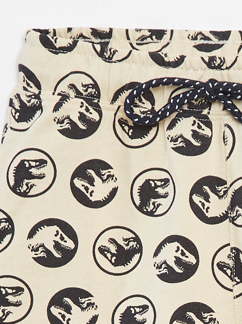 Calções 'Mundo Jurássico' BEGE - Kiabi