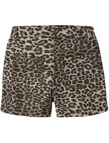 Calções Name It Frose com Padrão Leopardo para Menina