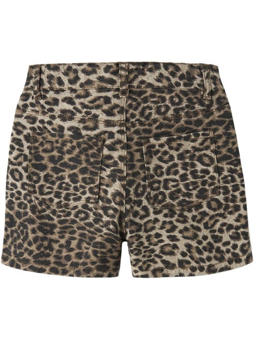Calções Name It Frose com Padrão Leopardo para Menina - Kiabi
