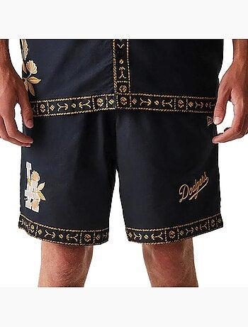 Calções New Era Taping Pretos para Homem