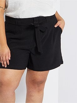 Calções paperbag - Kiabi