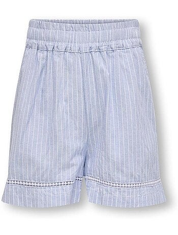 Calções para Menina Kids ONLY Kogdaimi Branco/Azul