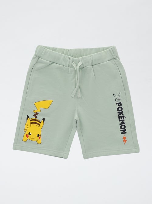 Calções 'Pokémon' 'Pikachu' em french terry de algodão - Kiabi