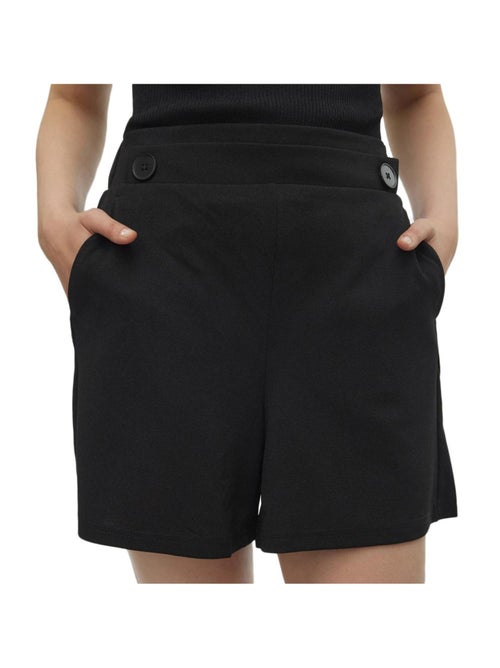 Calções Pretos de Mulher Vero Moda Liva - Kiabi Calções Pretos de Mulher Vero Moda Liva - Kiabi