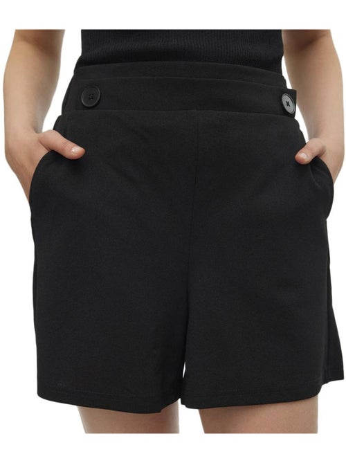Calções Pretos de Mulher Vero Moda Liva - Kiabi Calções Pretos de Mulher Vero Moda Liva - Kiabi