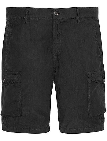 Calções Ripstop Schott Combat para Homem Pretos