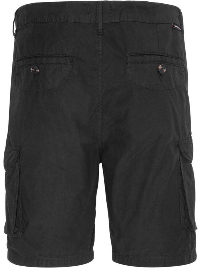 Calções Ripstop Schott Combat para Homem Pretos Preto - Kiabi