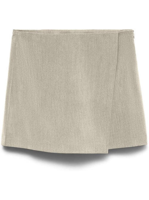 Calções Saia Bege Vero Moda Queenie para Mulher - Kiabi Calções Saia Bege Vero Moda Queenie para Mulher - Kiabi