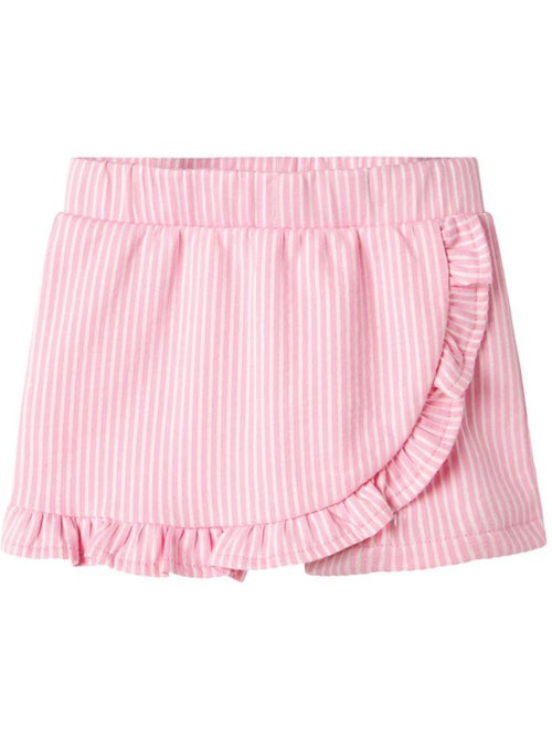 Calções Saia Menina Name it Fris Branco/Rosa - Kiabi
