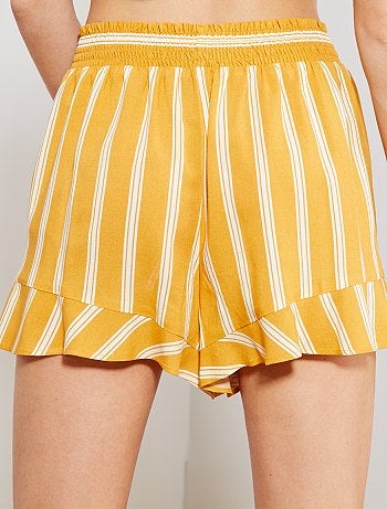 Calções soltinhos estampados - Kiabi