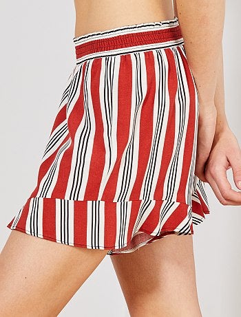 Calções soltinhos estampados - Kiabi