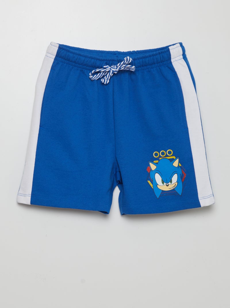 Calções 'Sonic' com riscas Azul - Kiabi