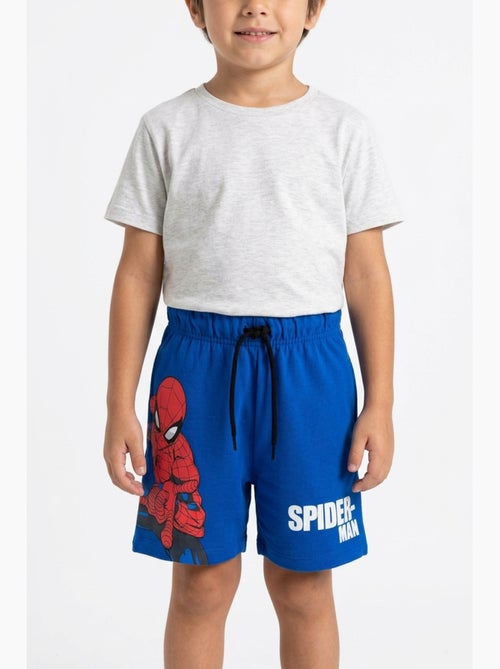 Calções spiderman azul menino | licença oficial - Kiabi