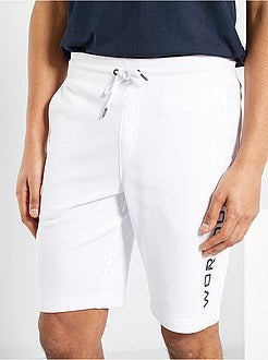 Calções sportswear em moletão - Kiabi