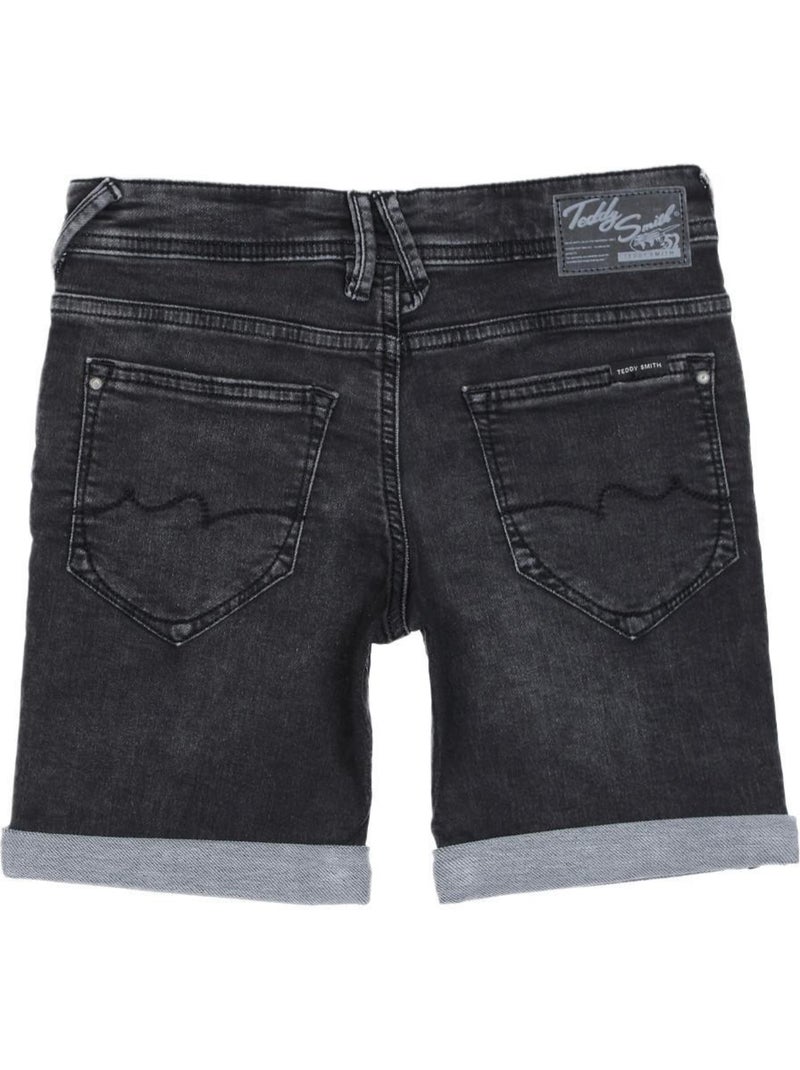 Calções Teddy Smith Scotty 3 para Menino Pretos Preto - Kiabi