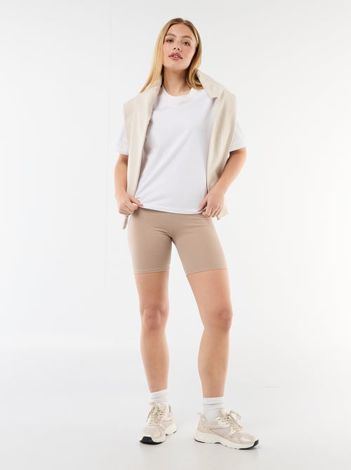 Calções tipo ciclista - Kiabi