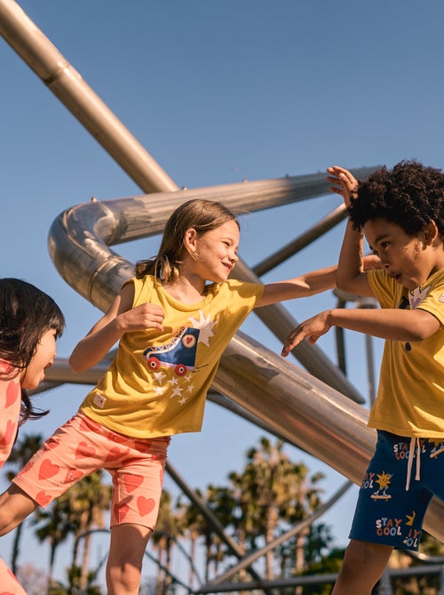 Calções tipo ciclista 'leopardo' - Grafik Edition - Kiabi