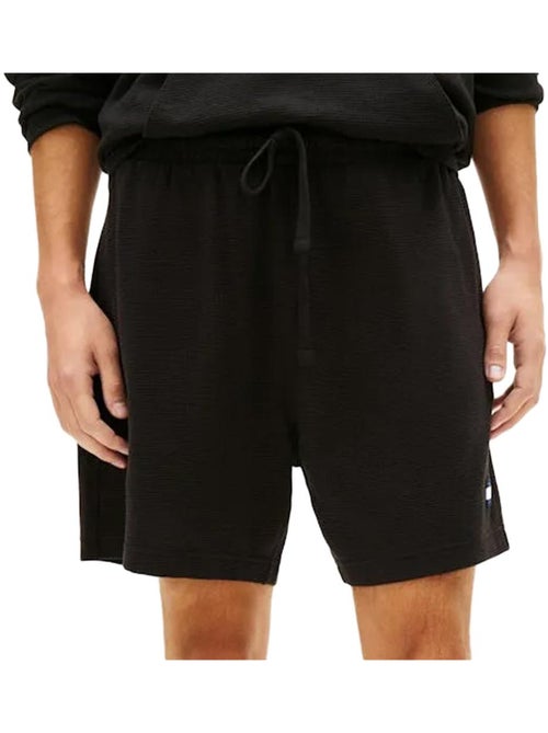 Calções tommy hilfiger tjm waffle para homem pretos - Kiabi