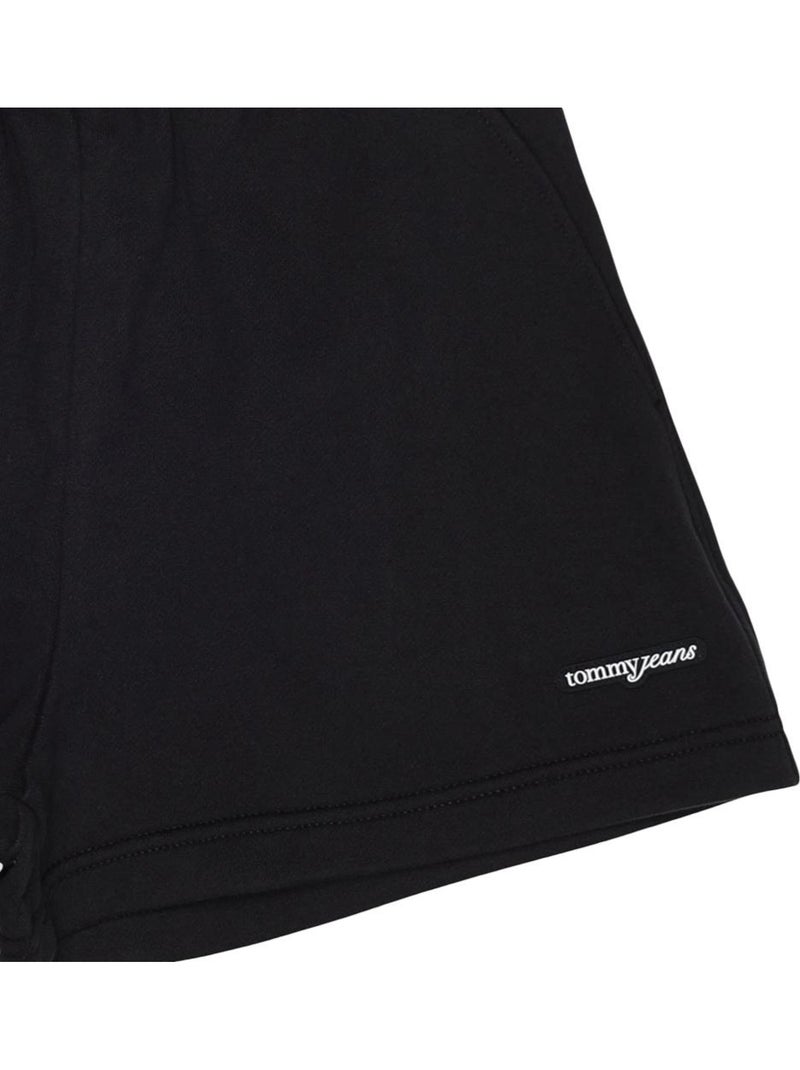 Calções tommy hilfiger tjw script lbl pretos para mulher Preto - Kiabi