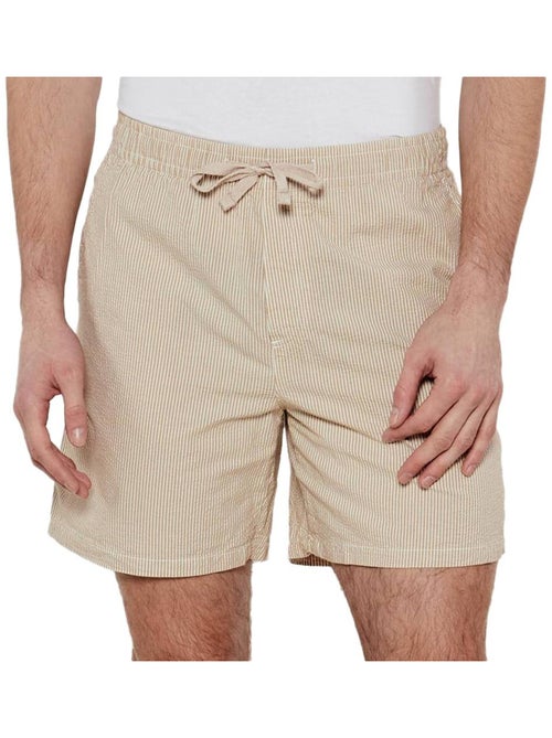 Calções tommy jeans seersucker bege para homem - Kiabi Calções tommy jeans seersucker bege para homem - Kiabi
