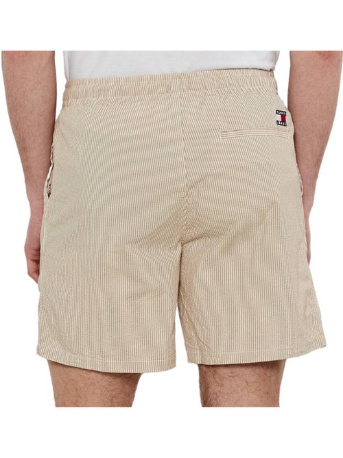 Calções tommy jeans seersucker bege para homem - Kiabi Calções tommy jeans seersucker bege para homem - Kiabi