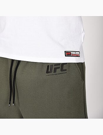 Calções ufc homem cáqui desporto treino lifestyle mma