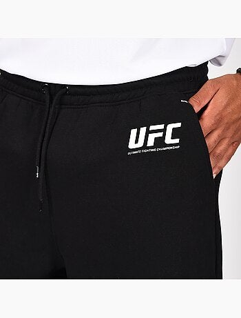 Calções ufc homem preto training mma fitness