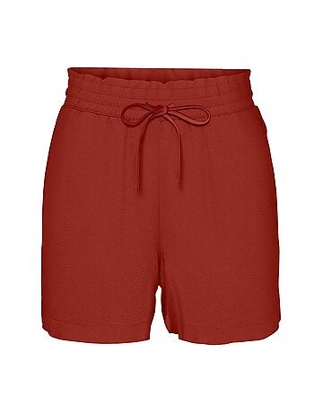 Calções vermelhos vero moda milo para mulher