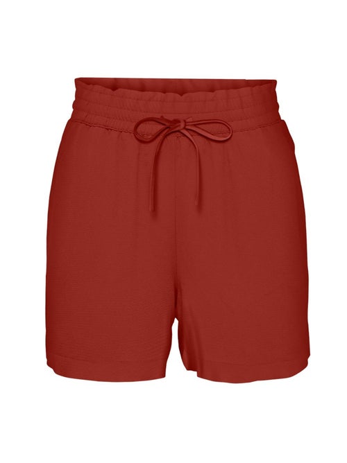 Calções Vermelhos Vero Moda Milo para Mulher - Kiabi Calções Vermelhos Vero Moda Milo para Mulher - Kiabi