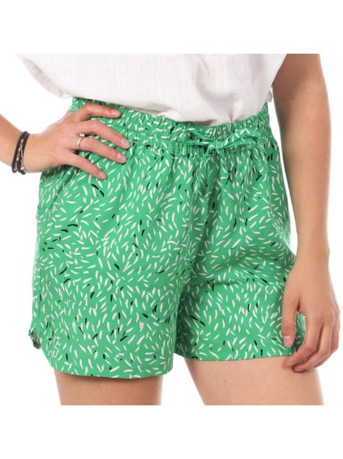 Calções Vero Moda Easy de Mulher com Padrão Verde - Kiabi Calções Vero Moda Easy de Mulher com Padrão Verde - Kiabi