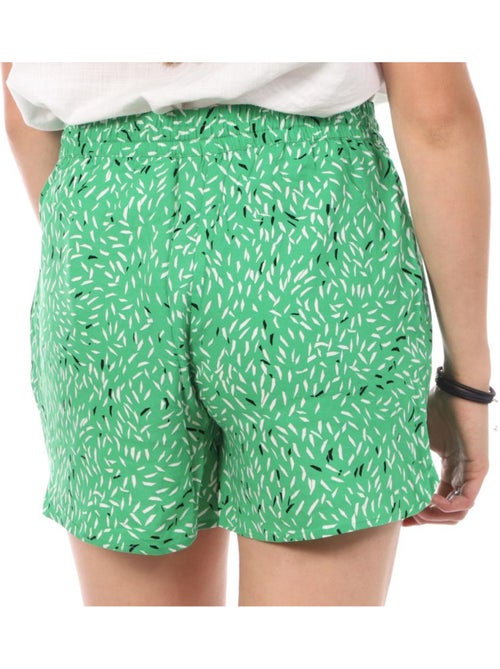 Calções Vero Moda Easy de Mulher com Padrão Verde - Kiabi Calções Vero Moda Easy de Mulher com Padrão Verde - Kiabi