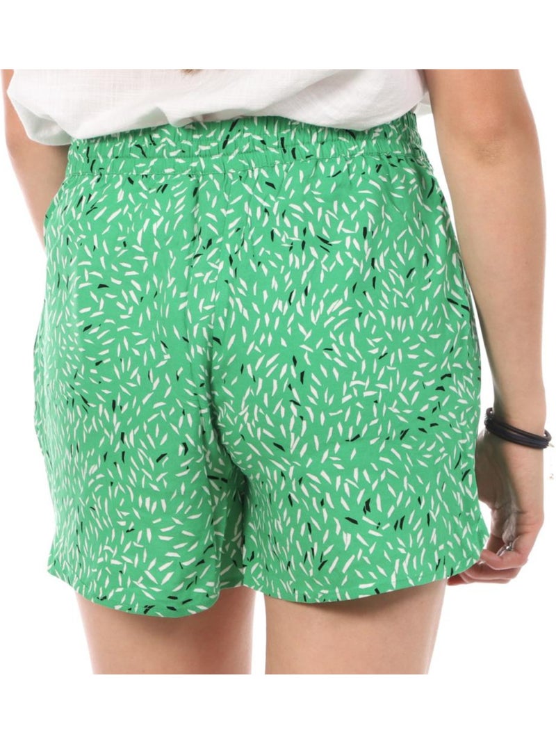 Calções Vero Moda Easy de Mulher com Padrão Verde Verde - Kiabi