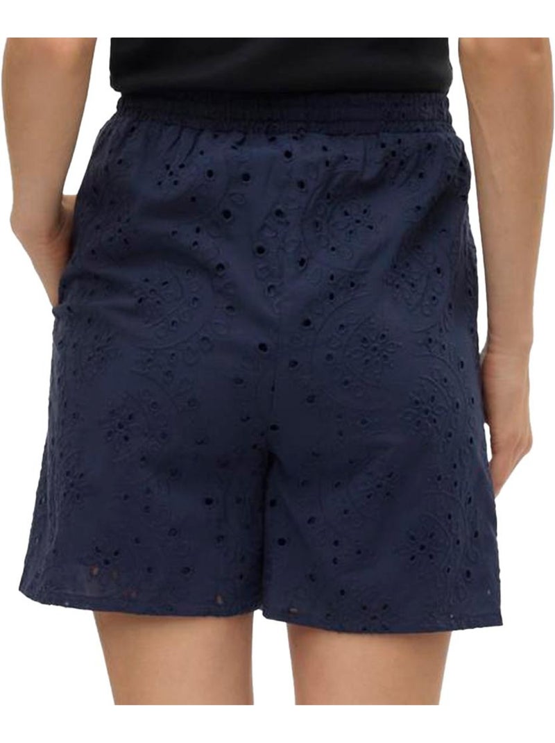 Calções Vero Moda Hay para Mulher Azul-marinho - Kiabi