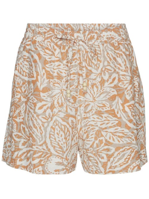 Calções Vero Moda Nethe Laranja/Crú para Mulher - Kiabi Calções Vero Moda Nethe Laranja/Crú para Mulher - Kiabi