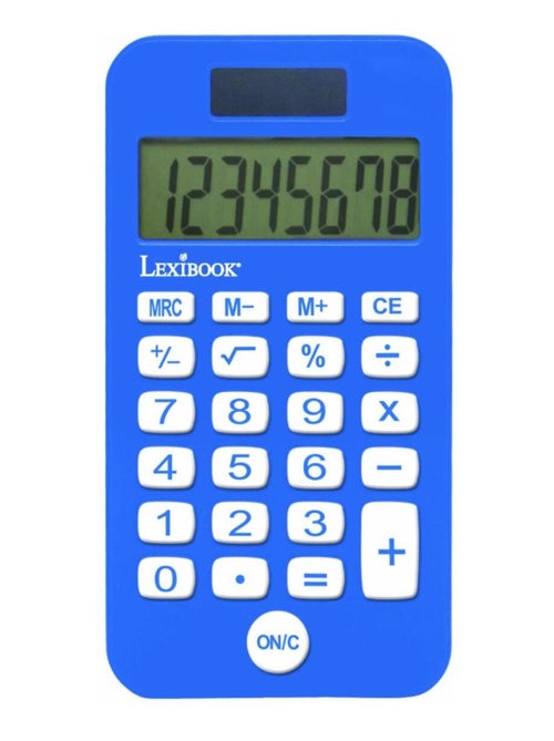 Calculadora de basquetebol de 8 dígitos com capa de proteção - Kiabi