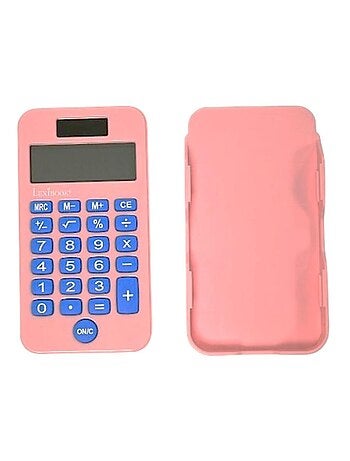 Calculadora de bolso barbie de 8 dígitos com capa de proteção