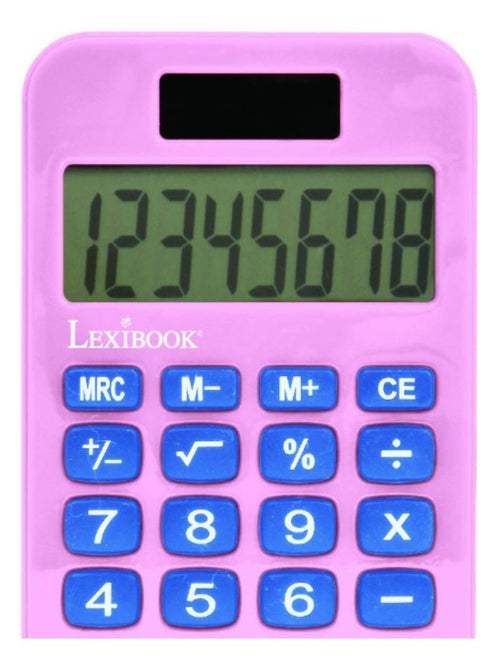 Calculadora de bolso barbie de 8 dígitos com capa de proteção - Kiabi