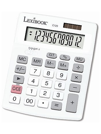 Calculadora de bolso de 12 dígitos com alimentação dupla