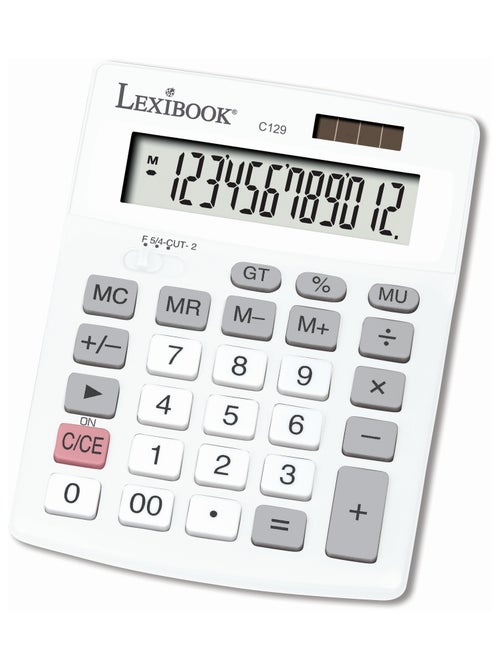 Calculadora de bolso de 12 dígitos com alimentação dupla - Kiabi