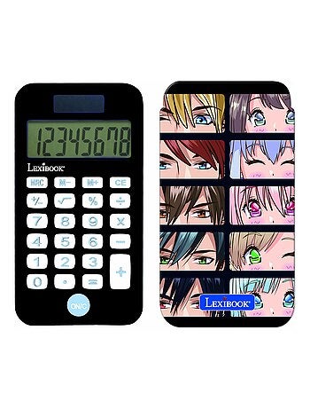 Calculadora de bolso de 8 dígitos manga com capa de proteção