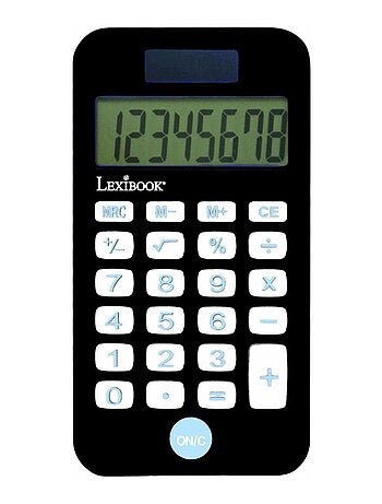 Calculadora de bolso de 8 dígitos manga com capa de proteção