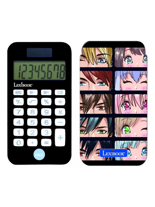 Calculadora de bolso de 8 dígitos manga com capa de proteção - Kiabi