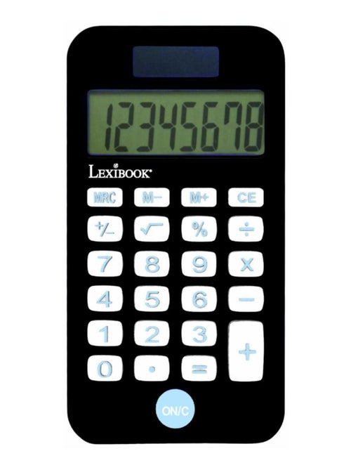 Calculadora de bolso de 8 dígitos manga com capa de proteção - Kiabi