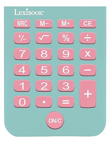 Calculadora de bolso de 8 dígitos unicórnio com capa de proteção