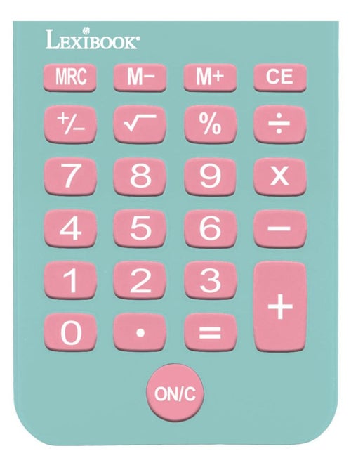 Calculadora de bolso de 8 dígitos unicórnio com capa de proteção - Kiabi