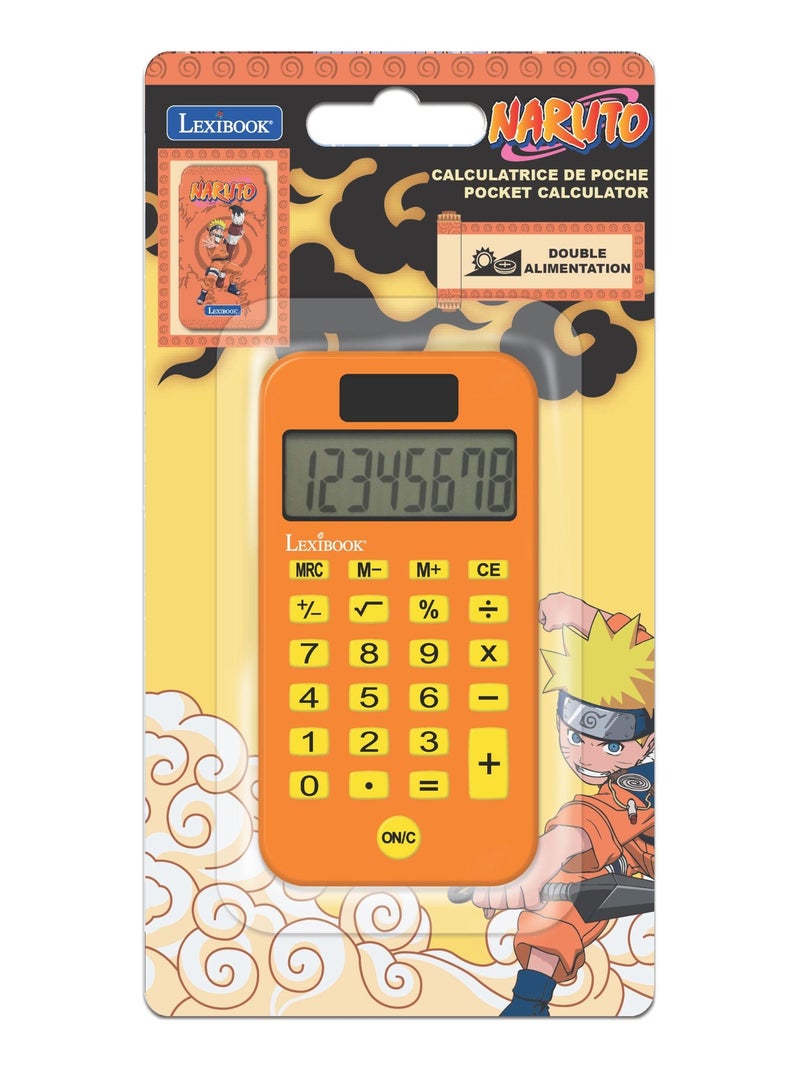 Calculadora de bolso do naruto Laranja - Kiabi