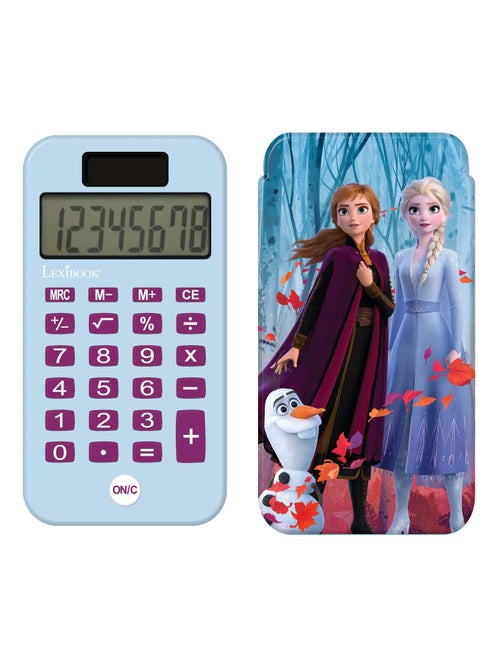 Calculadora de bolso frozen de 8 dígitos com capa de proteção - Kiabi