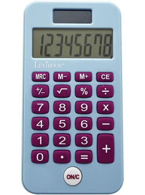 Calculadora de bolso frozen de 8 dígitos com capa de proteção - Kiabi