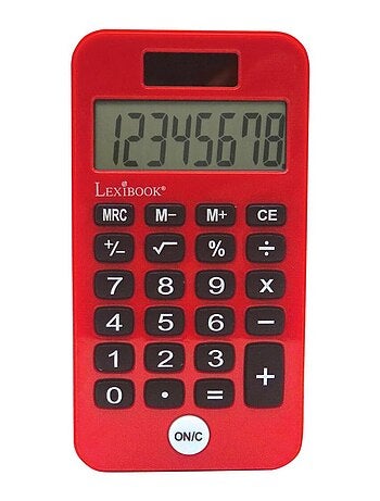 Calculadora de bolso miraculous de 8 dígitos com capa de proteção
